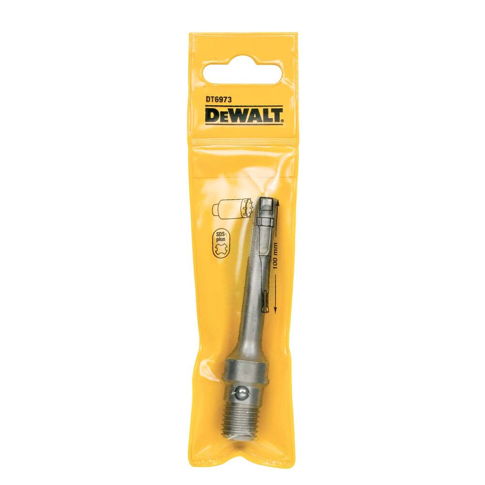 DEWALT 100mm SDS Plus Crown Bit Adapter for Concrete Drilling